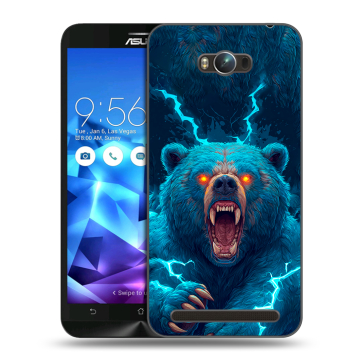 Пластиковый чехол на ASUS ZenFone Max с принтом Медведь