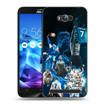 Пластиковый чехол на ASUS ZenFone Max с принтом Реал Роналдо