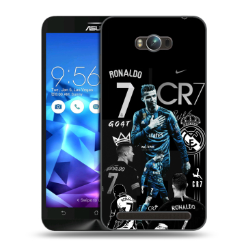 Пластиковый чехол на ASUS ZenFone Max с принтом Реал Роналдо