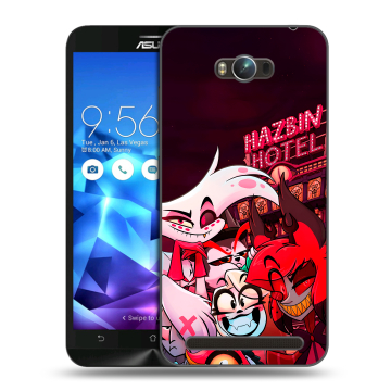 Пластиковый чехол на ASUS ZenFone Max с принтом Hazbin Hotel Отель Хазбин Пластиковый чехол на ASUS ZenFone Max с принтом Hazbin Hotel Отель Хазбин