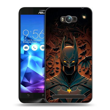 Пластиковый чехол на ASUS ZenFone Max с принтом Batman Бэтмен Пластиковый чехол на ASUS ZenFone Max с принтом Batman Бэтмен