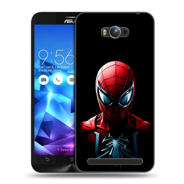 Пластиковый чехол на ASUS ZenFone Max с принтом Spiderman Человек паук