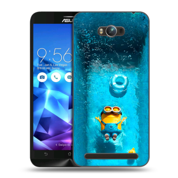 Пластиковый чехол на ASUS ZenFone Max с принтом Миньоны