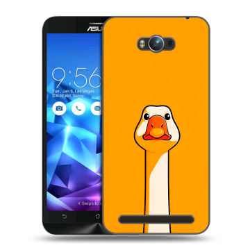 Пластиковый чехол на ASUS ZenFone Max с принтом Смешная утка Пластиковый чехол на ASUS ZenFone Max с принтом Смешная утка