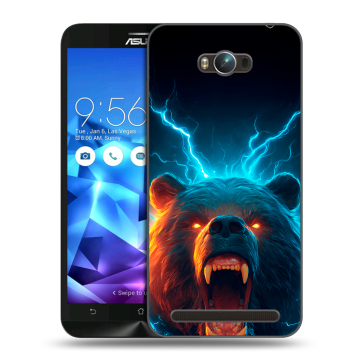 Пластиковый чехол на ASUS ZenFone Max с принтом Медведь Пластиковый чехол на ASUS ZenFone Max с принтом Медведь