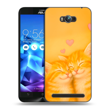 Пластиковый чехол на ASUS ZenFone Max с принтом Милые котята Пластиковый чехол на ASUS ZenFone Max с принтом Милые котята