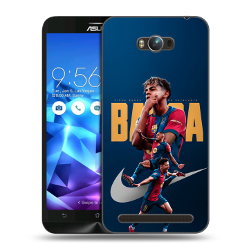 Пластиковый чехол на ASUS ZenFone Max с принтом Барселона Barca Yamal Пластиковый чехол на ASUS ZenFone Max с принтом Барселона Barca Yamal
