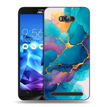 Пластиковый чехол на ASUS ZenFone Max с принтом Мрамор блестки Пластиковый чехол на ASUS ZenFone Max с принтом Мрамор блестки