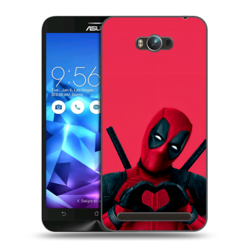 Пластиковый чехол на ASUS ZenFone Max с принтом Дедпул Deadpool Пластиковый чехол на ASUS ZenFone Max с принтом Дедпул Deadpool