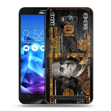Пластиковый чехол на ASUS ZenFone Max с принтом Доллар деньги Пластиковый чехол на ASUS ZenFone Max с принтом Доллар деньги