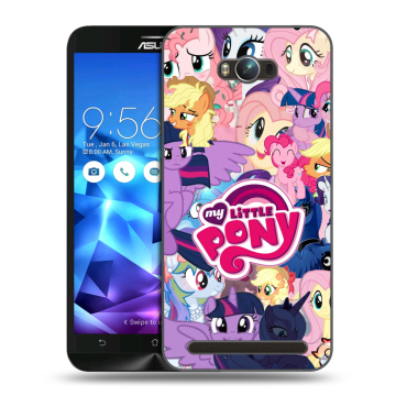Пластиковый чехол на ASUS ZenFone Max с принтом My little pony Дружба чудо Пластиковый чехол на ASUS ZenFone Max с принтом My little pony Дружба чудо