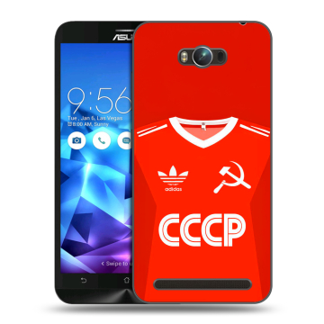 Пластиковый чехол на ASUS ZenFone Max с принтом Флаг Герб СССР Пластиковый чехол на ASUS ZenFone Max с принтом Флаг Герб СССР