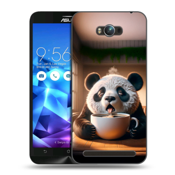 Пластиковый чехол на ASUS ZenFone Max с принтом смешная панда Пластиковый чехол на ASUS ZenFone Max с принтом смешная панда
