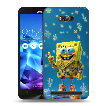 Пластиковый чехол на ASUS ZenFone Max с принтом Спанч боб Спанчбоб Пластиковый чехол на ASUS ZenFone Max с принтом Спанч боб Спанчбоб