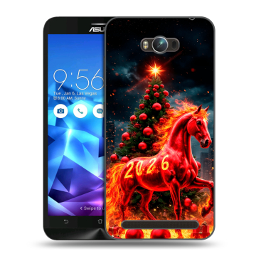 Пластиковый чехол на ASUS ZenFone Max с принтом Новый год Пластиковый чехол на ASUS ZenFone Max с принтом Новый год