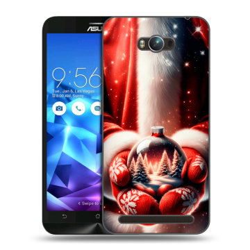 Пластиковый чехол на ASUS ZenFone Max с принтом Новый год Пластиковый чехол на ASUS ZenFone Max с принтом Новый год