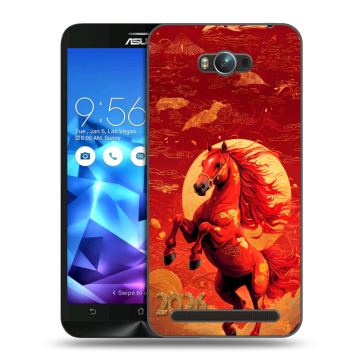 Пластиковый чехол на ASUS ZenFone Max с принтом Новый год Пластиковый чехол на ASUS ZenFone Max с принтом Новый год