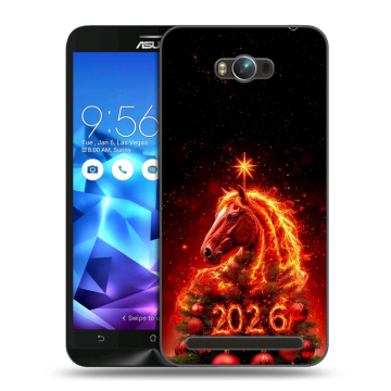 Пластиковый чехол на ASUS ZenFone Max с принтом Новый год Пластиковый чехол на ASUS ZenFone Max с принтом Новый год