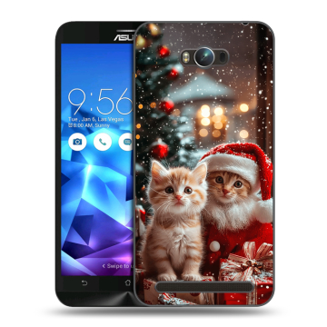 Пластиковый чехол на ASUS ZenFone Max с принтом Новый год Пластиковый чехол на ASUS ZenFone Max с принтом Новый год