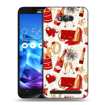 Пластиковый чехол на ASUS ZenFone Max с принтом Новый год Пластиковый чехол на ASUS ZenFone Max с принтом Новый год
