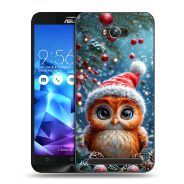 Пластиковый чехол на ASUS ZenFone Max с принтом Новый год