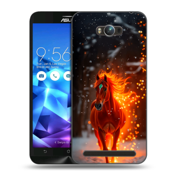 Пластиковый чехол на ASUS ZenFone Max с принтом Новый год