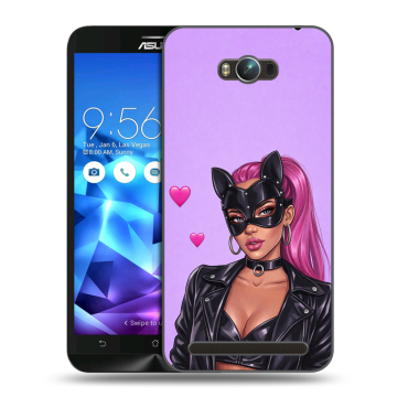 Пластиковый чехол на ASUS ZenFone Max с принтом женский Пластиковый чехол на ASUS ZenFone Max с принтом женский
