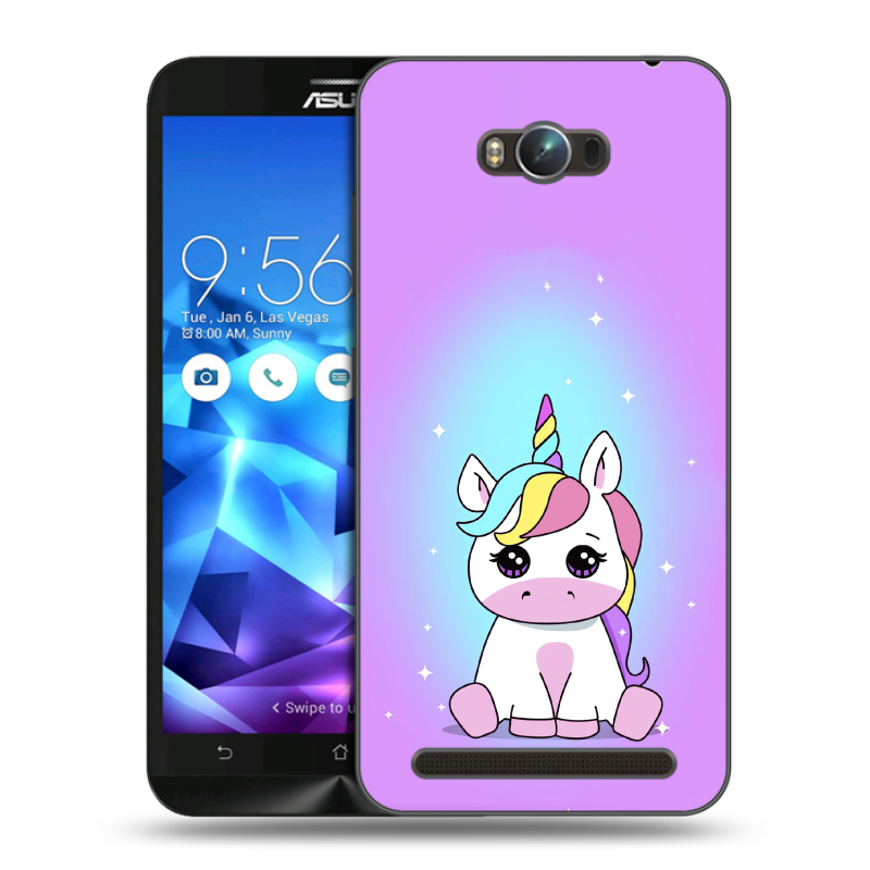 Пластиковый чехол на ASUS ZenFone Max с принтом Единорог Пластиковый чехол на ASUS ZenFone Max с принтом Единорог