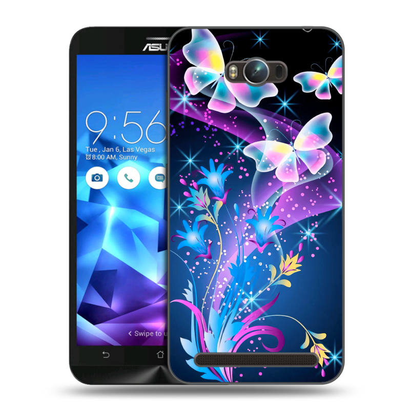 Пластиковый чехол на ASUS ZenFone Max с принтом Бабочки Пластиковый чехол на ASUS ZenFone Max с принтом Бабочки