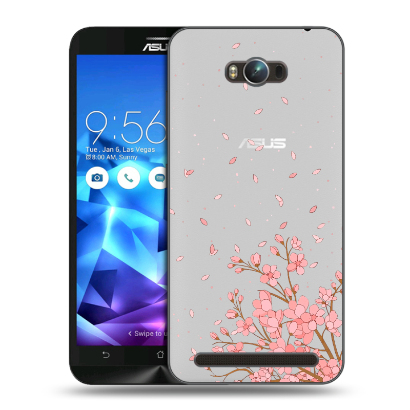 Пластиковый чехол на ASUS ZenFone Max с принтом Ветка сакуры Пластиковый чехол на ASUS ZenFone Max с принтом Ветка сакуры