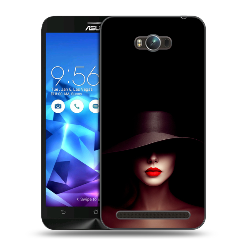 Пластиковый чехол на ASUS ZenFone Max с принтом Девушка в шляпе Пластиковый чехол на ASUS ZenFone Max с принтом Девушка в шляпе