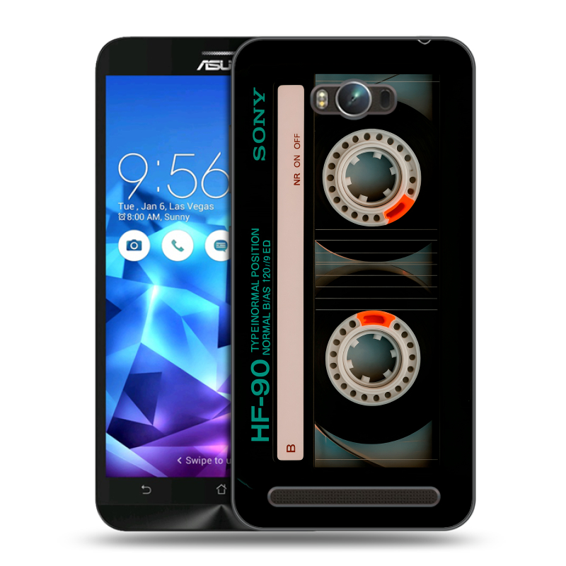 Пластиковый чехол на ASUS ZenFone Max с принтом Кассета Пластиковый чехол на ASUS ZenFone Max с принтом Кассета