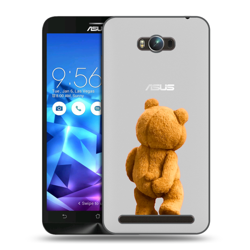 Пластиковый чехол на ASUS ZenFone Max с принтом Медведь Пластиковый чехол на ASUS ZenFone Max с принтом Медведь