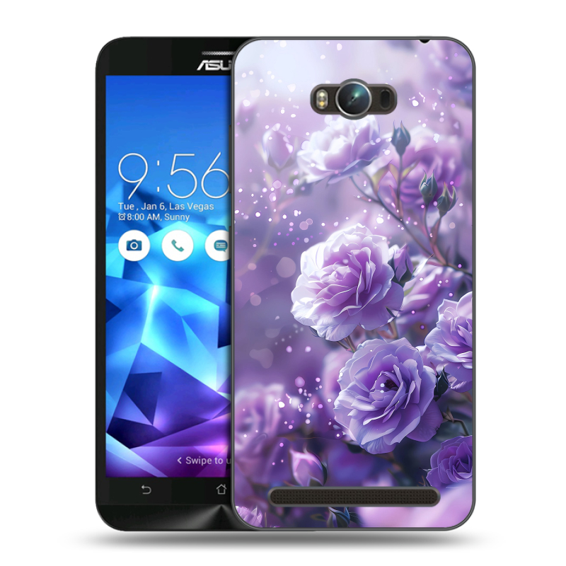 Пластиковый чехол на ASUS ZenFone Max с принтом Розы цветы Пластиковый чехол на ASUS ZenFone Max с принтом Розы цветы