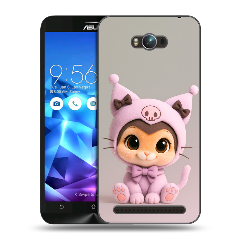 Пластиковый чехол на ASUS ZenFone Max с принтом Куроми Kuromi Пластиковый чехол на ASUS ZenFone Max с принтом Куроми Kuromi