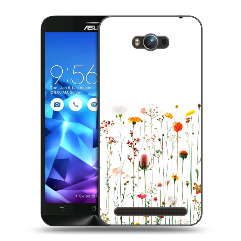 Пластиковый чехол на ASUS ZenFone Max с принтом цветы Пластиковый чехол на ASUS ZenFone Max с принтом цветы
