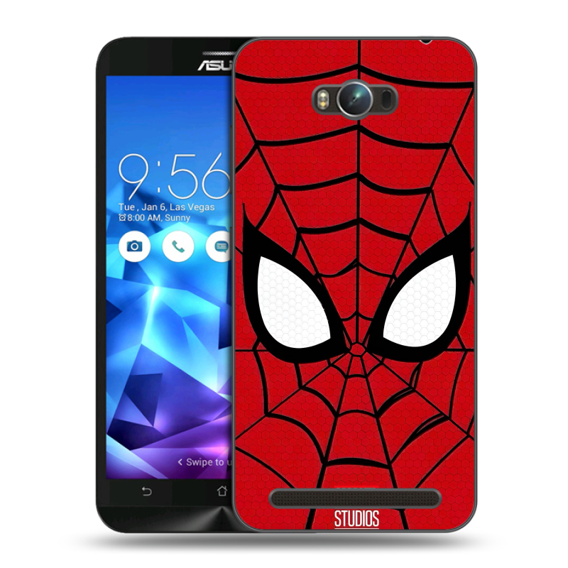 Пластиковый чехол на ASUS ZenFone Max с принтом человек паук spiderman Пластиковый чехол на ASUS ZenFone Max с принтом человек паук spiderman