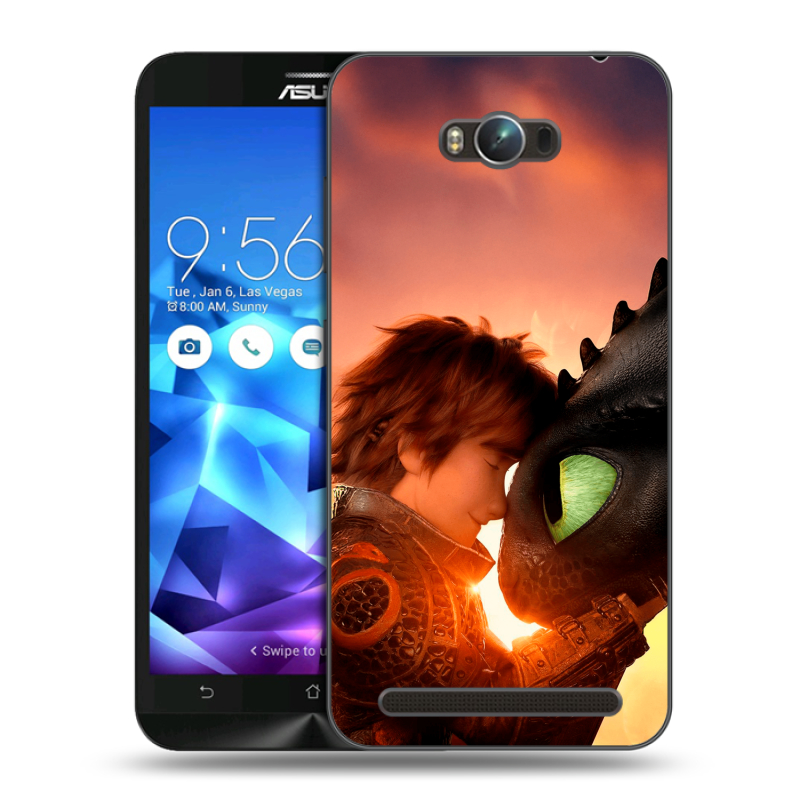 Пластиковый чехол на ASUS ZenFone Max с принтом Как приручить дракона Пластиковый чехол на ASUS ZenFone Max с принтом Как приручить дракона