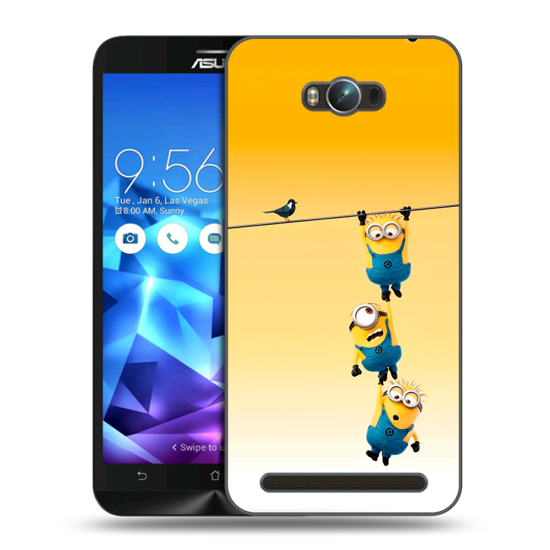 Пластиковый чехол на ASUS ZenFone Max с принтом Миньоны Пластиковый чехол на ASUS ZenFone Max с принтом Миньоны