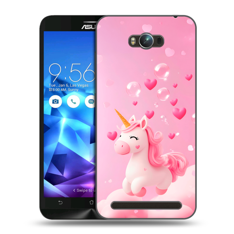 Пластиковый чехол на ASUS ZenFone Max с принтом Единорог Пластиковый чехол на ASUS ZenFone Max с принтом Единорог