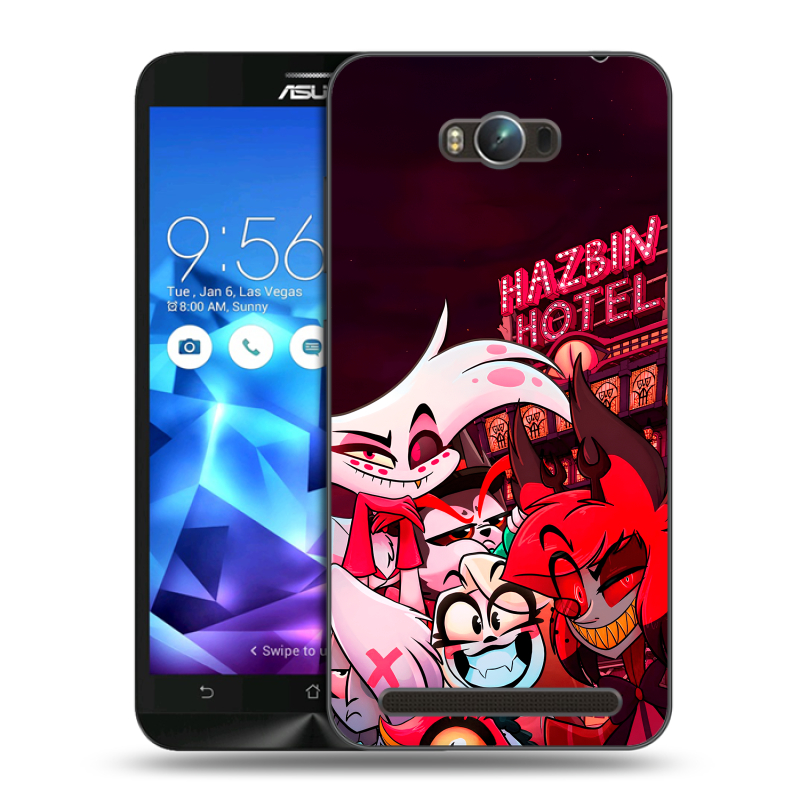 Пластиковый чехол на ASUS ZenFone Max с принтом Hazbin Hotel Отель Хазбин Пластиковый чехол на ASUS ZenFone Max с принтом Hazbin Hotel Отель Хазбин