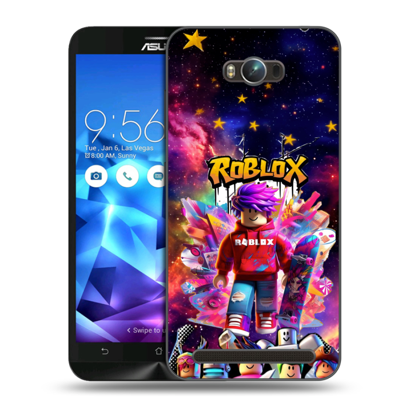 Пластиковый чехол на ASUS ZenFone Max с принтом Roblox Роблокс Пластиковый чехол на ASUS ZenFone Max с принтом Roblox Роблокс