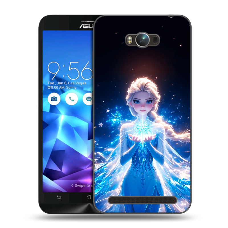Пластиковый чехол на ASUS ZenFone Max с принтом Холодное сердце Frozen Пластиковый чехол на ASUS ZenFone Max с принтом Холодное сердце Frozen