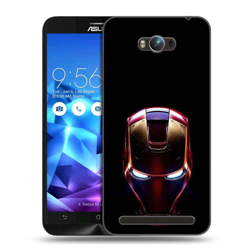 Пластиковый чехол на ASUS ZenFone Max с принтом IronMan Железный человек Пластиковый чехол на ASUS ZenFone Max с принтом IronMan Железный человек