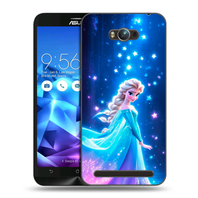 Пластиковый чехол на ASUS ZenFone Max с принтом Холодное сердце Frozen Пластиковый чехол на ASUS ZenFone Max с принтом Холодное сердце Frozen