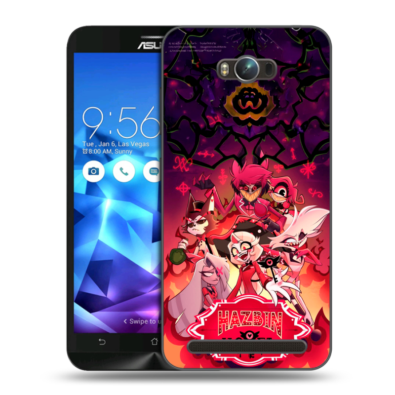 Пластиковый чехол на ASUS ZenFone Max с принтом Hazbin Hotel Отель Хазбин Пластиковый чехол на ASUS ZenFone Max с принтом Hazbin Hotel Отель Хазбин