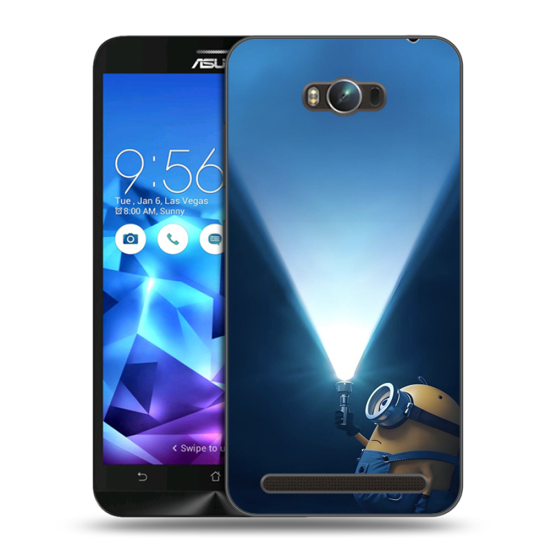 Пластиковый чехол на ASUS ZenFone Max с принтом Миньоны Пластиковый чехол на ASUS ZenFone Max с принтом Миньоны