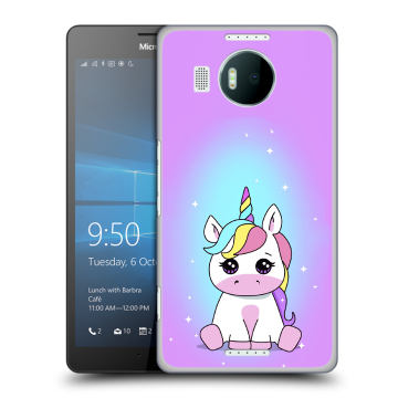 Пластиковый чехол на Microsoft Lumia 950 XL с принтом Единорог Пластиковый чехол на Microsoft Lumia 950 XL с принтом Единорог