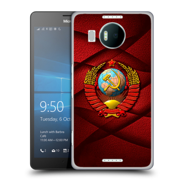 Пластиковый чехол на Microsoft Lumia 950 XL с принтом Герб СССР Пластиковый чехол на Microsoft Lumia 950 XL с принтом Герб СССР