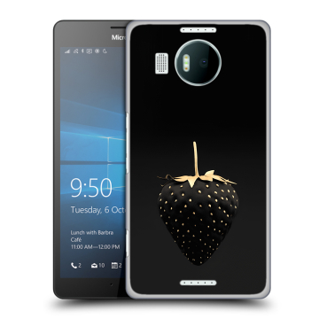 Пластиковый чехол на Microsoft Lumia 950 XL с принтом Черная клубника Пластиковый чехол на Microsoft Lumia 950 XL с принтом Черная клубника